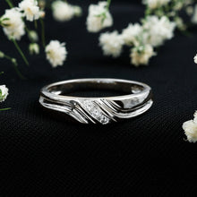 Load image into Gallery viewer, Certified Diamond Three Stone Band Ring for Men