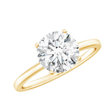 Load image into Gallery viewer, 2 Carat Lab Grown Diamond Classic Engagement Ring in Silver