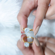 Load image into Gallery viewer, 2 Carat Lab Grown Diamond Classic Engagement Ring in Silver