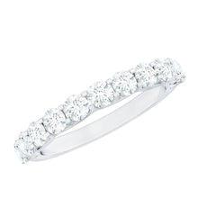 Load image into Gallery viewer, Cubic Zirconia Half Eternity Ring for Women