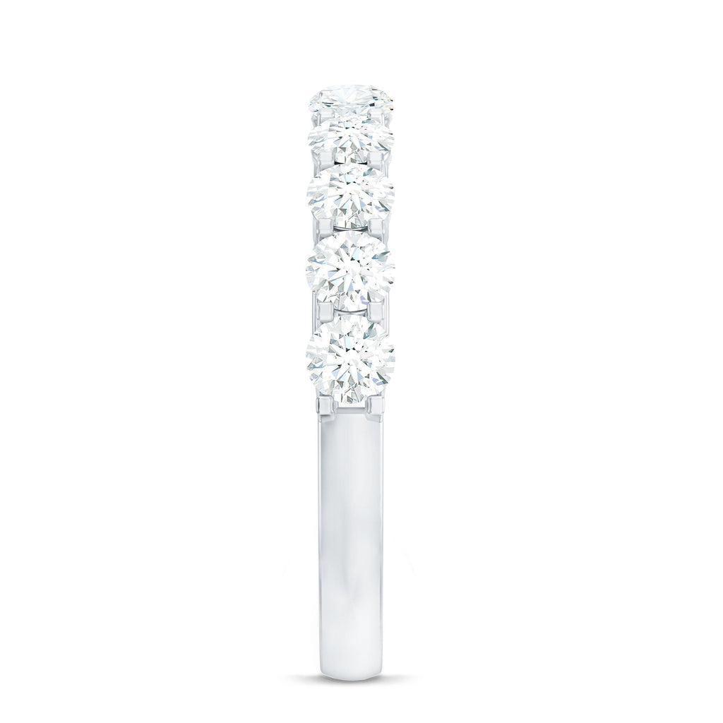 Cubic Zirconia Half Eternity Ring for Women