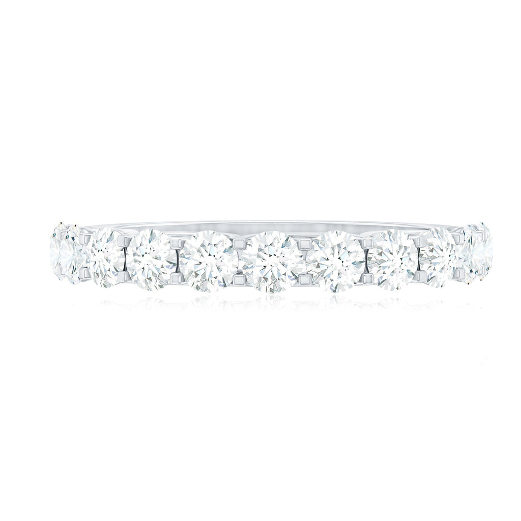 Cubic Zirconia Half Eternity Ring for Women
