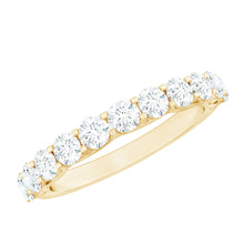 Load image into Gallery viewer, Cubic Zirconia Half Eternity Ring for Women