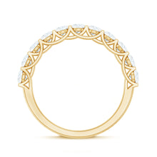 Load image into Gallery viewer, Cubic Zirconia Half Eternity Ring for Women