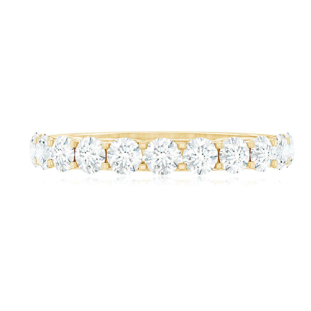 Cubic Zirconia Half Eternity Ring for Women