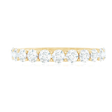 Load image into Gallery viewer, Cubic Zirconia Half Eternity Ring for Women