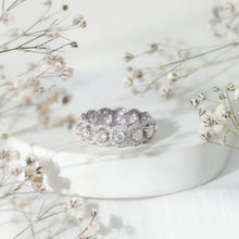 Load image into Gallery viewer, Certified Moissanite Statement Wedding Band for Women