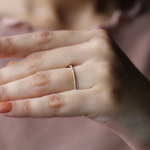 Load image into Gallery viewer, Stackable Diamond Eternity Ring in Fish Tail Setting