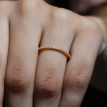 Load image into Gallery viewer, Stackable Diamond Eternity Ring in Fish Tail Setting