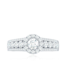 Load image into Gallery viewer, 0.5 Carat Zircon Statement Engagement Ring