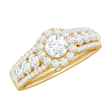 Load image into Gallery viewer, 0.5 Carat Zircon Statement Engagement Ring
