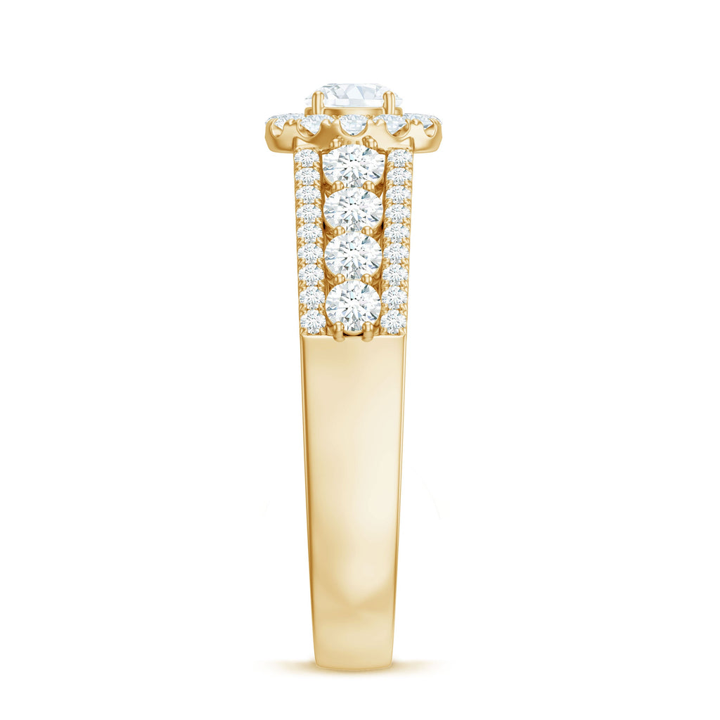 0.5 Carat Zircon Statement Engagement Ring
