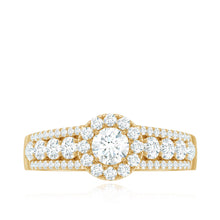 Load image into Gallery viewer, 0.5 Carat Zircon Statement Engagement Ring