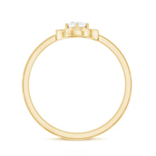 Load image into Gallery viewer, Solitaire Lab Grown Diamond Flower Promise Ring with Certificate