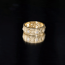 Load image into Gallery viewer, Floral Inspired Lab Grown Diamond Filigree Wedding Band