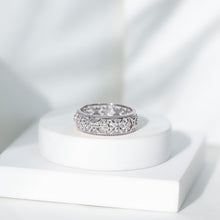 Load image into Gallery viewer, Floral Inspired Lab Grown Diamond Filigree Wedding Band