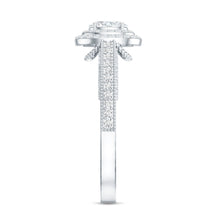 Load image into Gallery viewer, Vintage Inspired Lab Grown Diamond Double Halo Engagement Ring