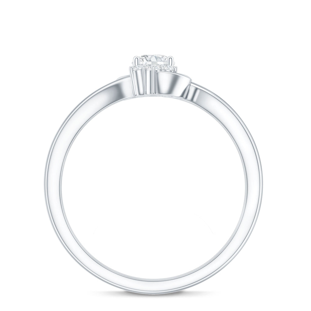 Brilliant Cut Certified Lab Grown Diamond Promise Ring For Her