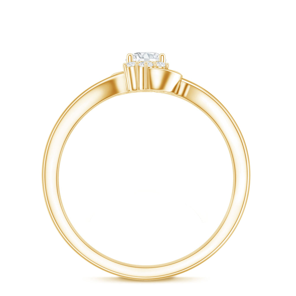 Brilliant Cut Certified Lab Grown Diamond Promise Ring For Her