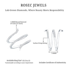 Load image into Gallery viewer, Certified Lab Grown Diamond Cocktail Ring For Women