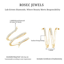 Load image into Gallery viewer, Certified Lab Grown Diamond Cocktail Ring For Women