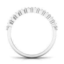 Load image into Gallery viewer, 3 Row Lab Grown Diamond Wide Wedding Band with Certificate