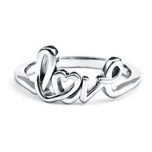 Load image into Gallery viewer, Love Ring in 14k Gold Plated Sterling Silver