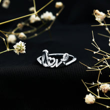 Load image into Gallery viewer, Love Ring in 14k Gold Plated Sterling Silver