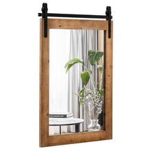 Load image into Gallery viewer, 30 x 22 Inch Rustic FarmHouse Wall Mounted Bathroom Mirror