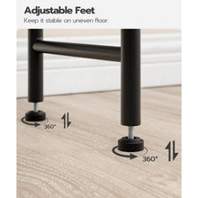Load image into Gallery viewer, Industrial Metal Wood Style Over the Toilet Freestanding Storage Shelving Unit