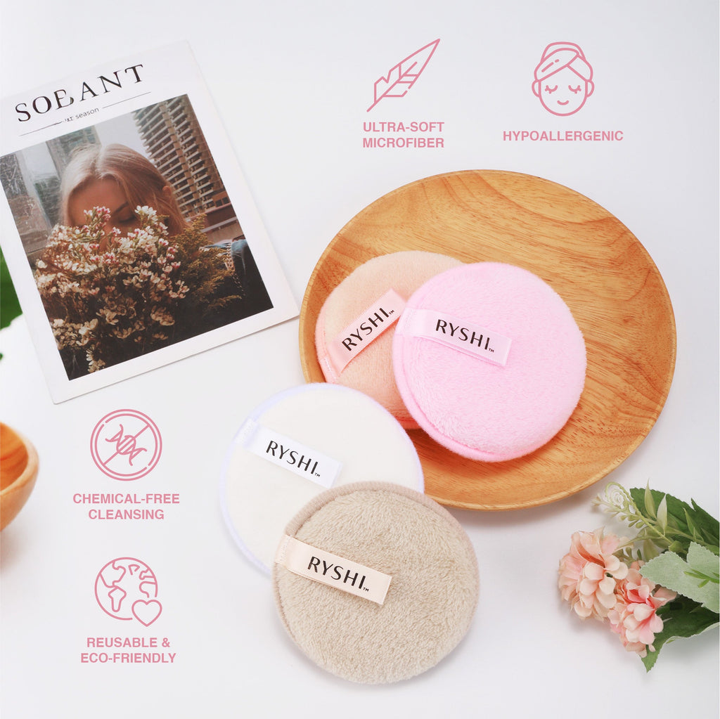 Reusable Makeup Remover Cloths: 4 Pack