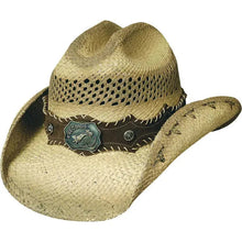 Load image into Gallery viewer, Bullhide Ride Em - Shapeable Straw Cowboy Hat