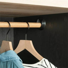 Load image into Gallery viewer, Bedroom Armoire Cabinet with Bottom Storage Drawer in Black Oak Wood Finish