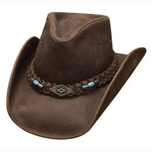 Load image into Gallery viewer, Bullhide Royston - Leather Cowgirl Hat