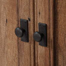 Load image into Gallery viewer, Rustic Oak Drawer and Garment Rod Wardrobe Armoire