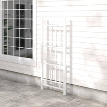 Load image into Gallery viewer, 75-inch White Vinyl Outdoor Garden Trellis - Made in USA