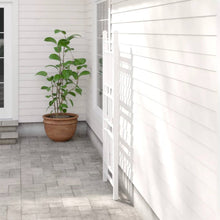 Load image into Gallery viewer, 75-inch White Vinyl Outdoor Garden Trellis - Made in USA