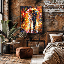 Load image into Gallery viewer, Canvas Print: "Rainy Romance"