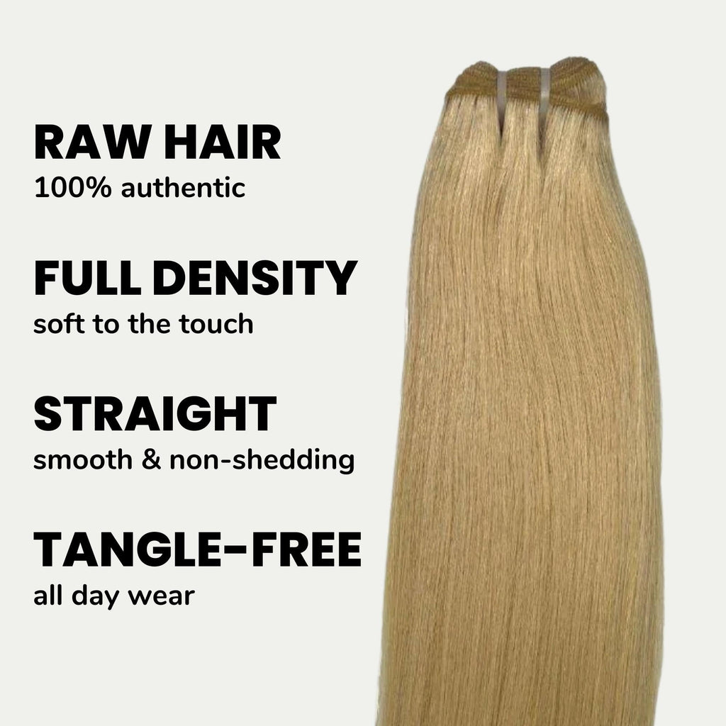 Raw Blonde Straight 100% Human Hair Bundles – Georsmart