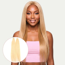 Load image into Gallery viewer, Raw Blonde Straight 100% Human Hair Tape In Extensions