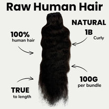 Load image into Gallery viewer, Raw Indian Curly 100% Human Hair Bundles