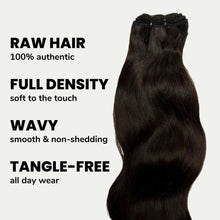Load image into Gallery viewer, Raw Indian Wavy 100% Human Hair Bundles