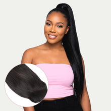 Load image into Gallery viewer, Raw Straight 100% Human Hair Ponytail Extension