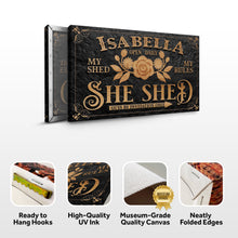 Load image into Gallery viewer, Personalized She Shed Sign V