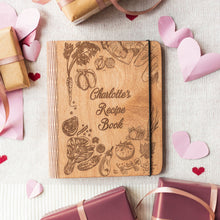 Load image into Gallery viewer, Wooden Recipe Book – Peppers Theme