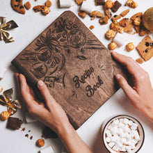 Load image into Gallery viewer, Wooden Recipe Book – Tomatoes Theme