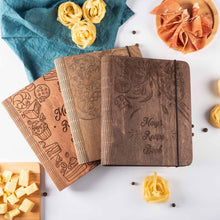 Load image into Gallery viewer, Wooden Recipe Book – Peppers Theme