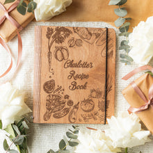 Load image into Gallery viewer, Wooden Recipe Book – Peppers Theme