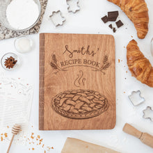 Load image into Gallery viewer, Wooden Recipe Book – Pies &amp; Tarts