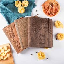Load image into Gallery viewer, Wooden Recipe Book – Pizza Recipes